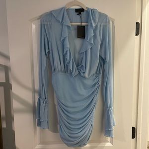 Blue Michael Costello x Revolve dress, never worn, with tags, size M